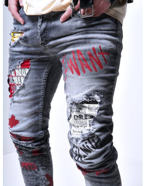 SPODNIE JEANS 6055