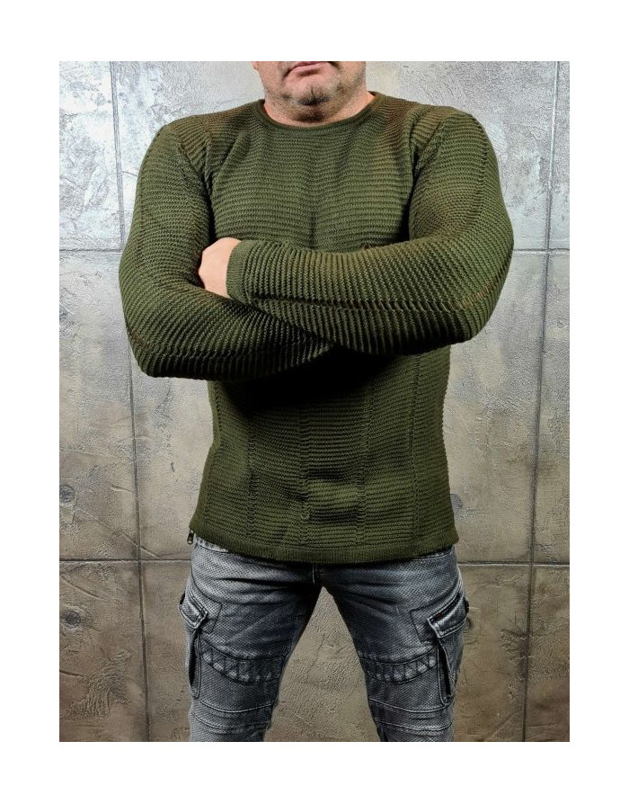 MĘSKI SWETER KHAKI SPEDBOY GM560