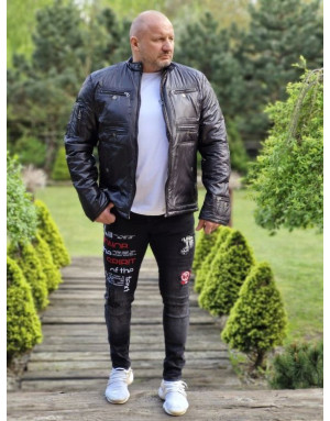 CZARNE SPODNIE MĘSKIE JEANS SPEDBOY 6068