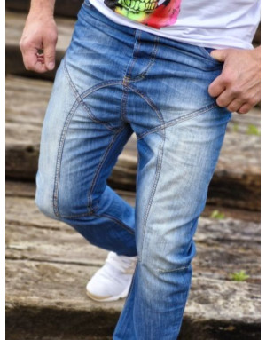 NIEBIESKIE SPODNIE MĘSKIE JEANS SPEDBOY K27