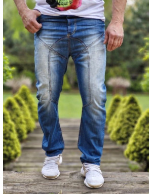 NIEBIESKIE SPODNIE MĘSKIE JEANS SPEDBOY K27