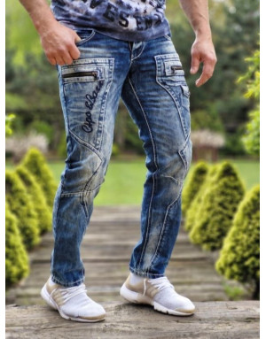 NIEBIESKIE SPODNIE MŁODZIEŻOWE JEANS SPEDBOY CD178