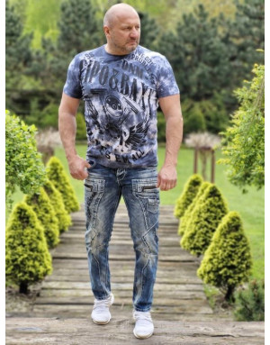 NIEBIESKIE SPODNIE MŁODZIEŻOWE JEANS SPEDBOY CD178